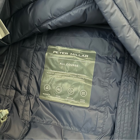 Peter Millar All Course Puffer Jacket | Men’s XL | New with Tags | Navy Blue - Picture 6 of 6